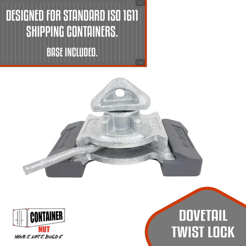 Load image into Gallery viewer, Dovetail Twistlock 45º with base | 2 Pack
