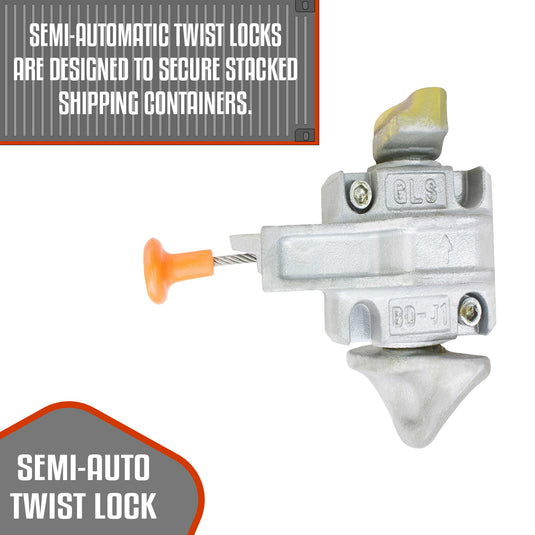 Semi Automatic Twist Lock | 8 Pack