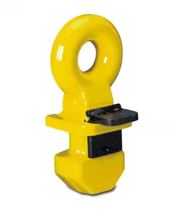 Yellow Shipping Container Top Lifting Lug.
