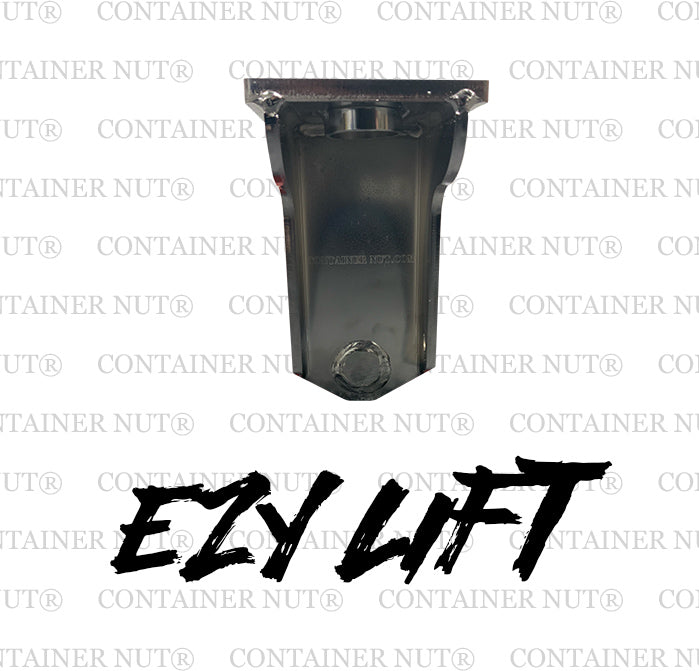 Load image into Gallery viewer, Single silver EZY Lift for leveling containers.
