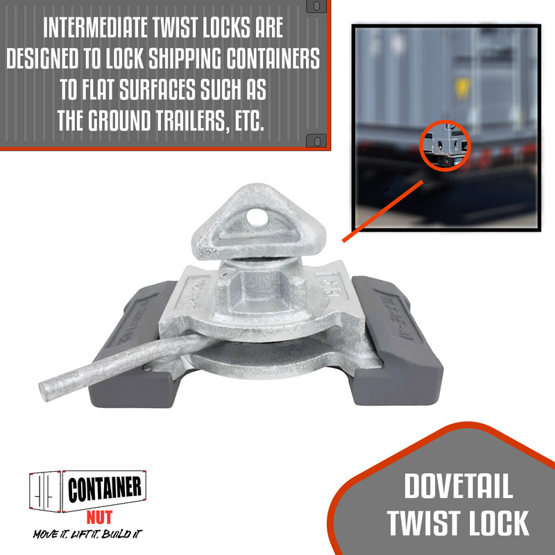 Load image into Gallery viewer, Dovetail Twistlock 45º with base | 2 Pack
